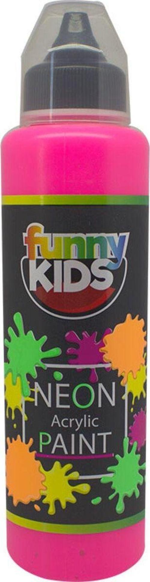 Funny Kids Neon Akrilik Boya 500cc - 4802 Pembe