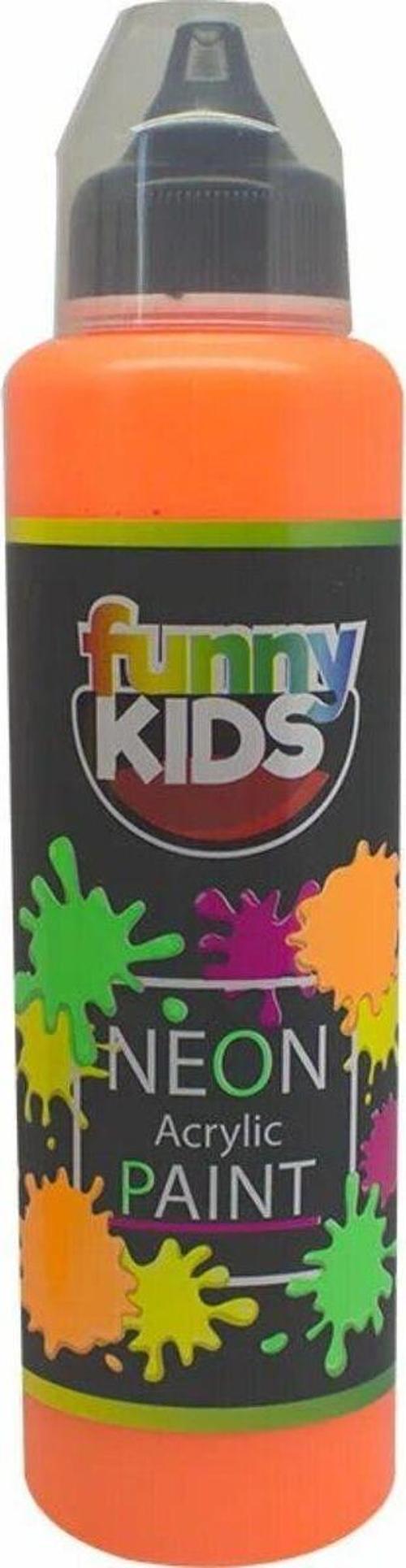 Funny Kids Neon Akrilik Boya 500cc - 4806 Turuncu