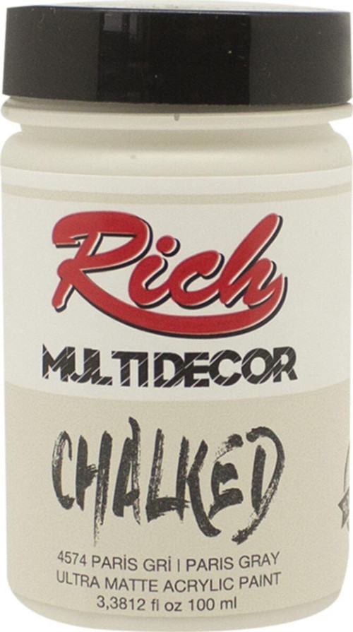 Multi Decor Chalked Akrilik Boya 100 Cc Paris Gri 4574