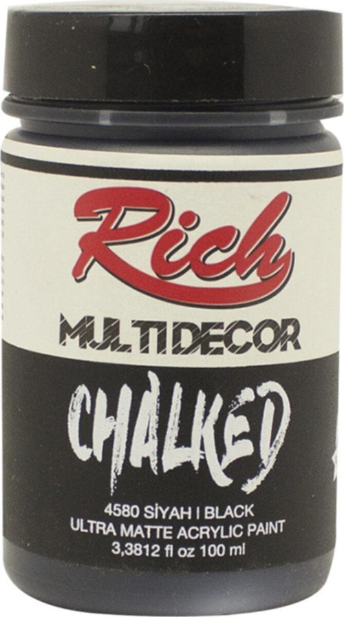 Multi Decor Chalked Akrilik Boya 100 Cc Siyah