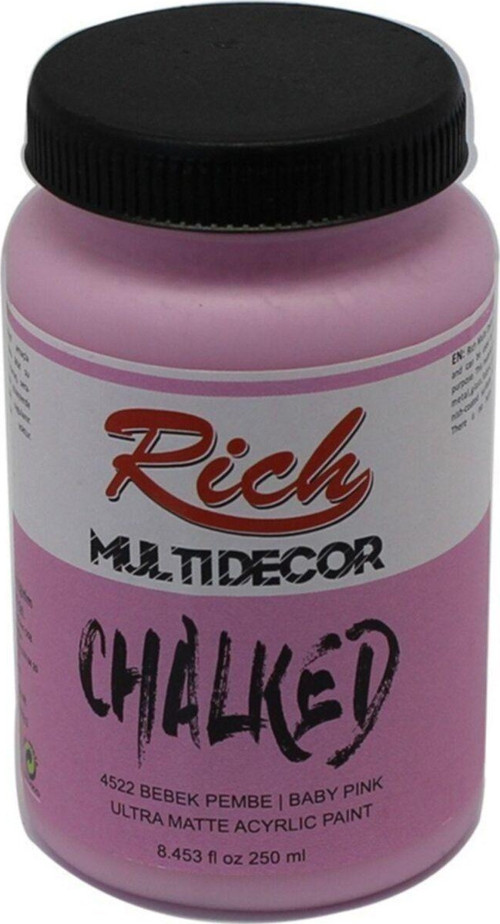 Multi Decor Chalked Akrilik Boya 250 Cc Bebek Pembe