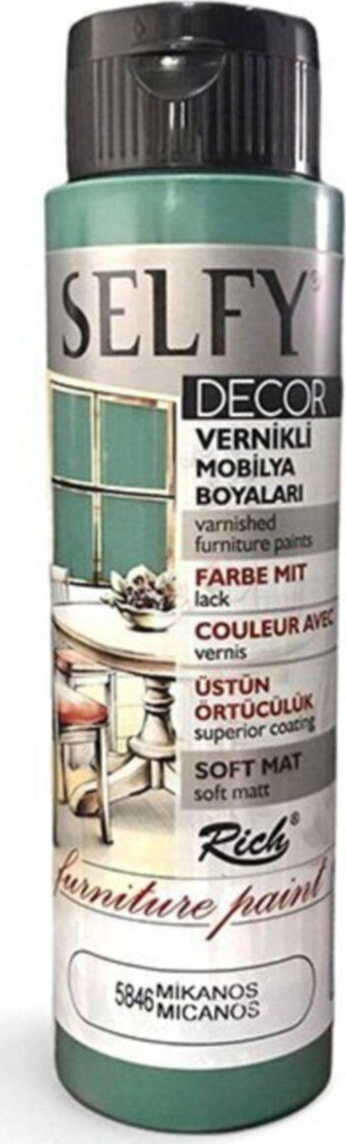 Selfy Decor Vernikli Boya 500cc Mikanos 5846