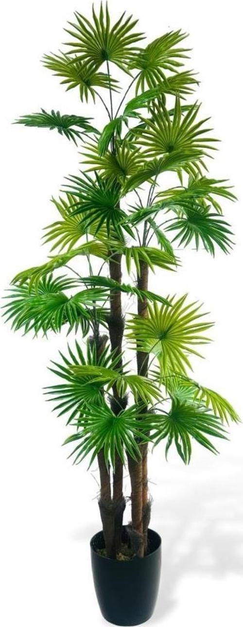 Yapay Ağaç Yelpaze Palmiye 4Katlı Fanpalm 32 Yaprak 170*65 cm