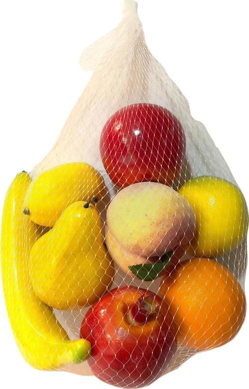 Yapay Meyve Sebze 8 Adet Portakal Limon Mandalina Muz Nar Armut Şeftli Elma
