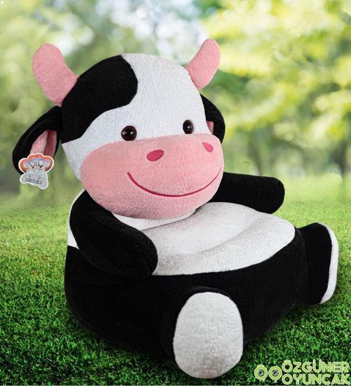 Inek Pelüş Bebek Çocuk Koltuğu