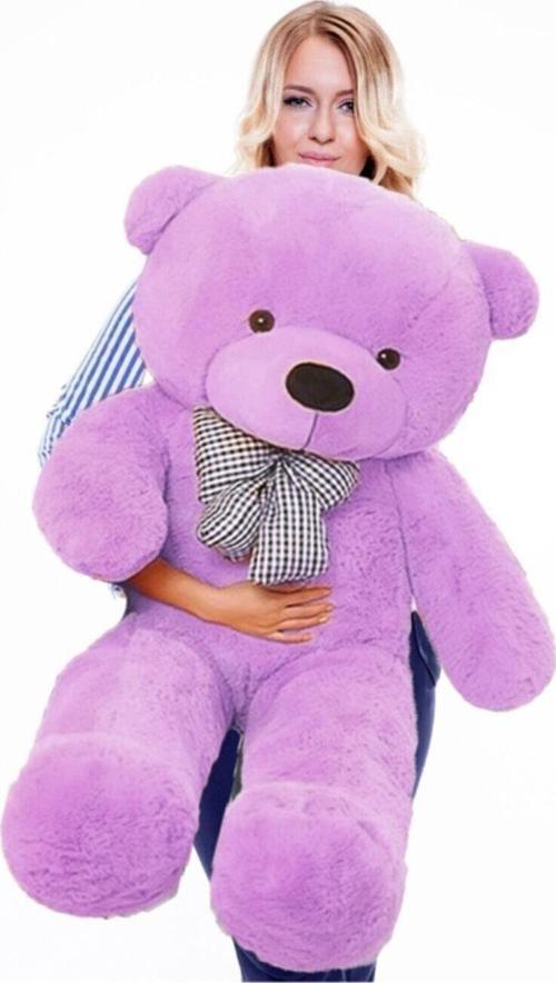120 Cm Papyonlu Büyük Beyaz Ayıcık (%100 Yerli)