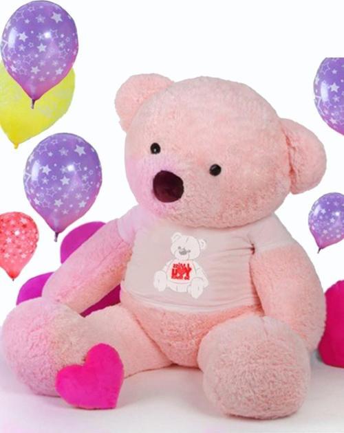 180 Cm Tişörtlü Tatlım Peluş Ayıcık (%100 Yerli)