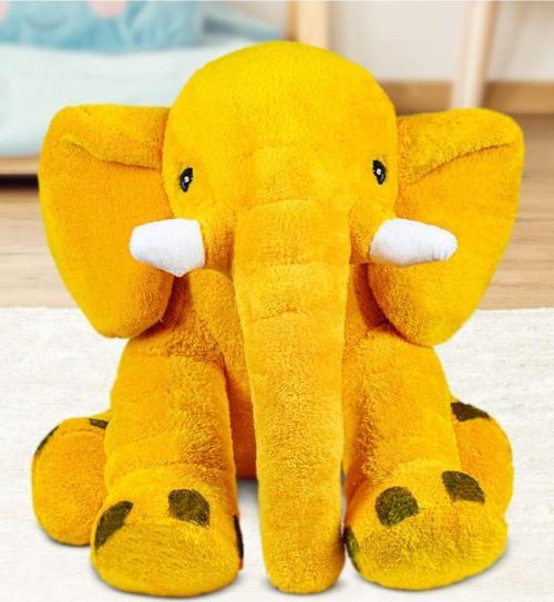 Uyku Arkadaşım Fil - Büyük Yumuşak Peluş Fil 85 Cm