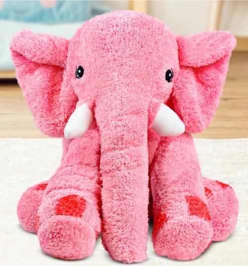 Uyku Arkadaşım Fil Büyük Yumuşak Peluş Fil 65 Cm