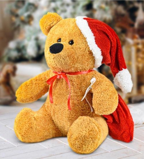 Yılbaşı Özel 55 Cm Noel Baba Ayıcığı (%100 Yerli)