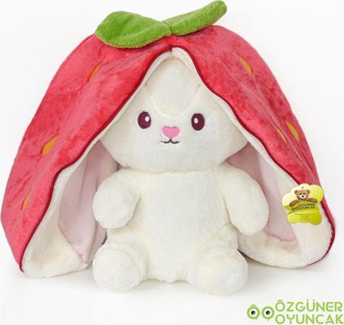 Çilek Tavşan Çantalı 80 Cm