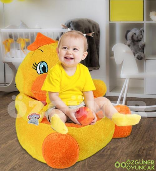 Civciv Peluş Bebek Çocuk Koltuğu (%100 Yerli)