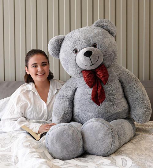 Dev Büyük Peluş Ayıcık 170 Cm Hediyelik Ayı (%100 Yerli) Beyaz
