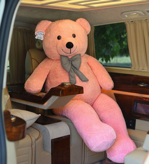 Dev Büyük Peluş Ayıcık 170 Cm Hediyelik Ayı (%100 Yerli) Pembe