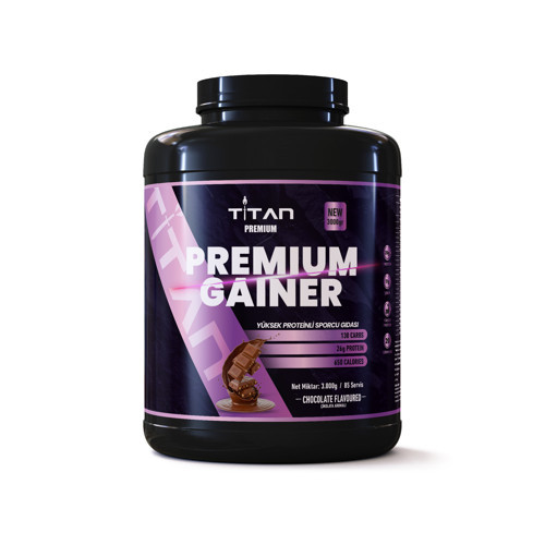 Premium Gainer 3000Gr-Çikolatalı-Shaker Hediye