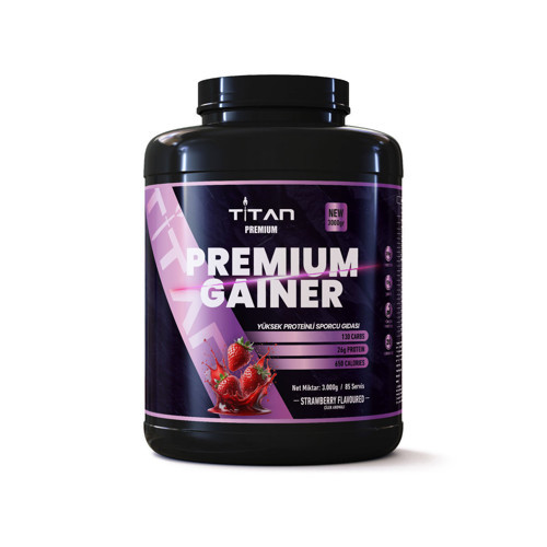 Premium Gainer 3000Gr-Çilekli-Shaker Hediye