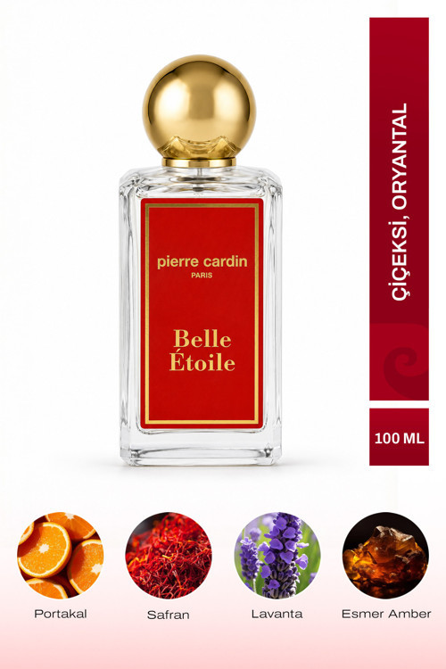 Belle Etoile EDT Kadın Parfüm 100 ml|Oryantal, Çiçeksi|Portakal, Safran, Yasemin, Lavanta, Sedir