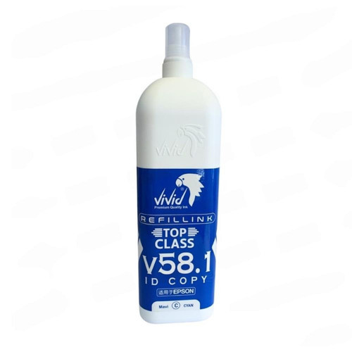 Dye Mürekkep Mavi Epson Uyumlu 1 Litre Top Class V58.1