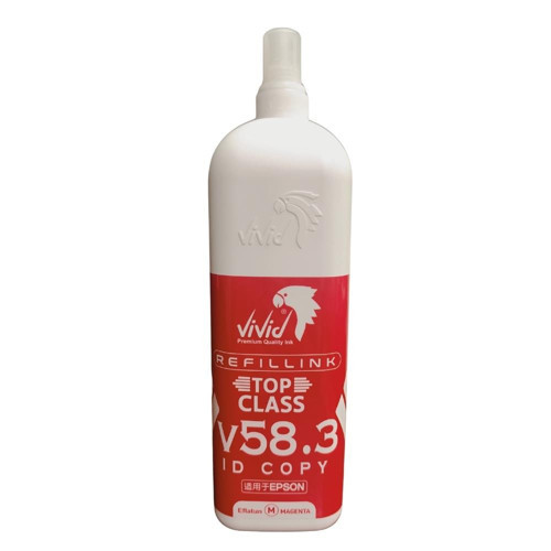 Dye Mürekkep Kırmızı Epson Uyumlu 1 Litre Top Class V58.1