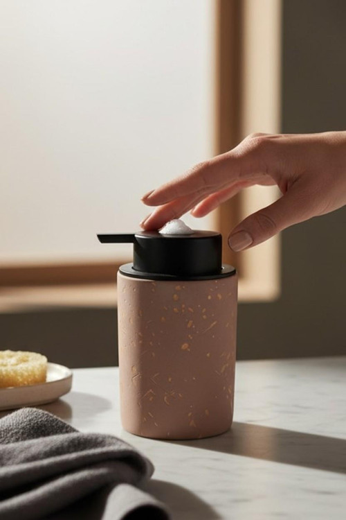 Stoneware Sıvı Sabunluk Kahverengi 48996