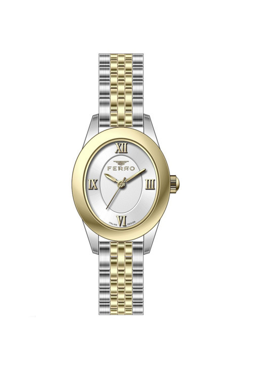 FL40170A-D Quartz Çelik Gri Sarı 22 mm Kadın Kol Saati