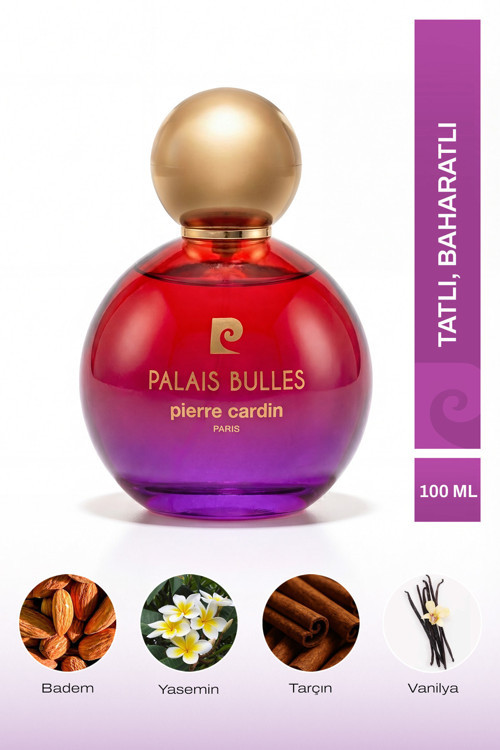 Palais Bulles EDP Kadın Parfüm 100 ml|Baharatlı, Tatlı| Badem, Tarçın, Yasemin, Kakao, Vanilya