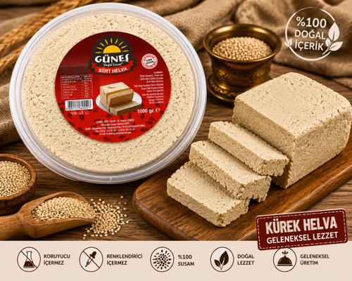 KÜREK HELVA GÜNEŞ TAHİN