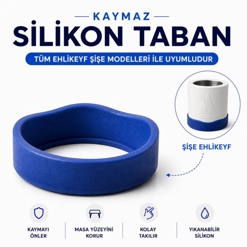 Ehlikeyf Silikon Kaydırmaz Taban Halkası Şişe,Silikon Taban ,Şişe Ehlikeyf,Ehlikeyf Kaymaz Silikon Taban