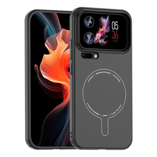 Mi 17 Pro Kılıf M-Safe Şarj Özellikli Kamera Korumalı MKST Elio Sert PC Kapak - Siyah
