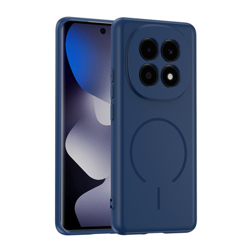 Redmi Note 15 4G Kılıf M-safe Şarj Özellikli MKST Meta Kapak - Lacivert