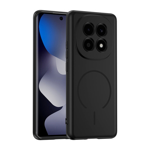 Redmi Note 15 5G Kılıf M-safe Şarj Özellikli MKST Meta Kapak - Siyah