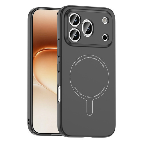 Honor 600 Pro 5G Kılıf M-Safe Şarj Özellikli Kamera Korumalı MKST Elio Sert PC Kapak - Siyah