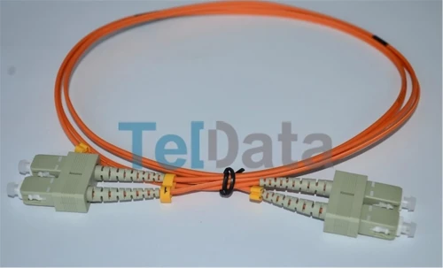 TLD-SCMM85 SC-UPC-SC-UPC MM DX OM2 1 METRE FIBER OPTIK PATCHCORD