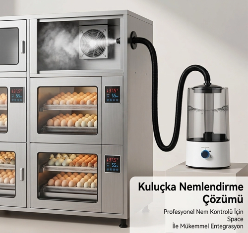 Kuluçka Makinesi Nem 4 Litre Ultrasonik Nemlendirici Otomatik Nem Sistemi Civciv Çıkım Makinesi İçin