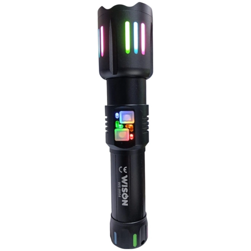 Ws-9954 25W Zoomlu Yeşil Lazerli Metal Şarjlı El Feneri