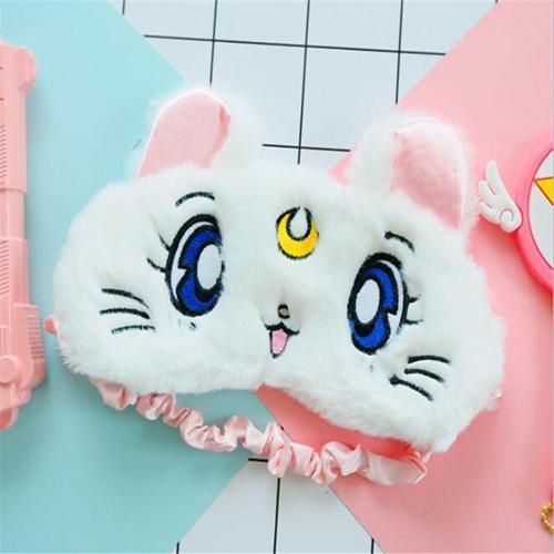 Peluş Kedi Unikorn Uyku Göz Bandı Sleep Eye Covers Hediye