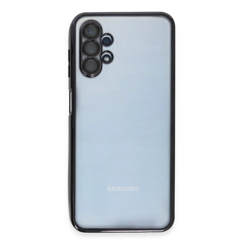 Samsung Galaxy A13 4G Kılıf Razer Lensli Silikon - Siyah