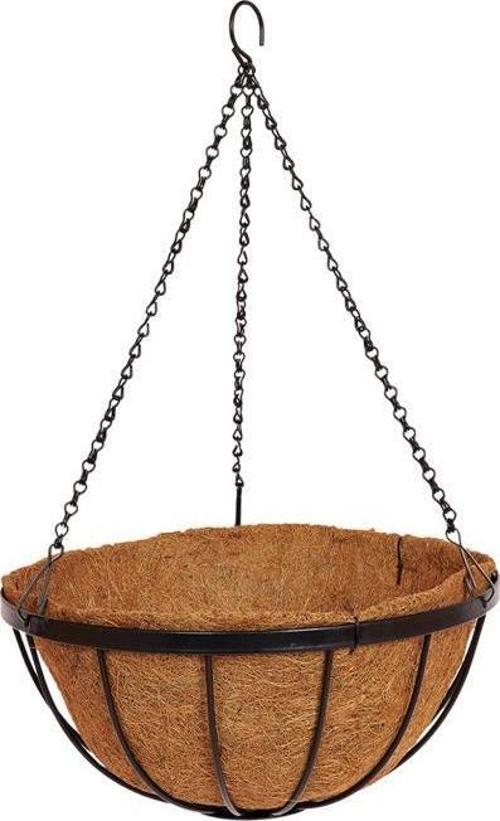 Sarkaç Çiçek Sepeti Coco Elyaf Makreme Saksı 20 cm
