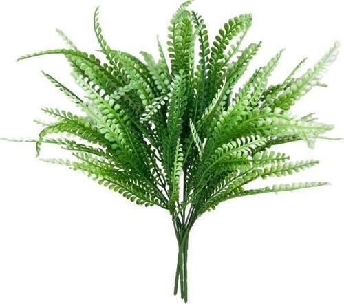 3lüSet Yapay Çiçek Kuşkonmaz Yeşilbeyaz Demet Garnitür Aradal Dekoratif Yapay Bitki