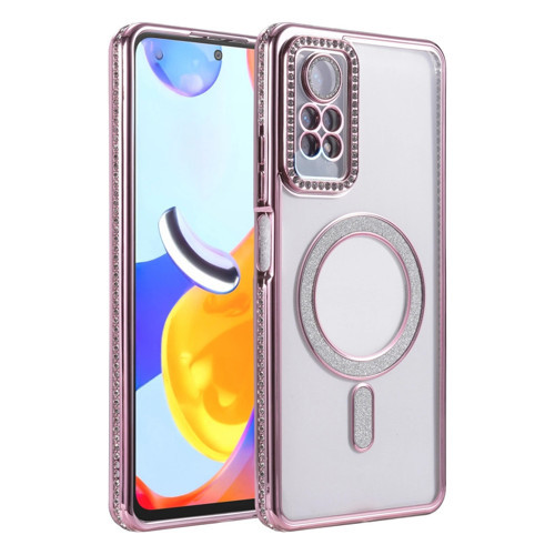 Xiaomi Redmi Note 12 Pro 4G Joke Simli Magneticsafe Kılıf - Pembe