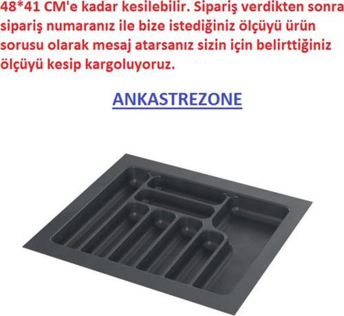 Plastik Kaşıklık 60 cm - Antrasit Endüstriyel + Poşet