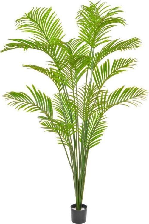 Yapay Ağaç Areka Ağacı Palmiye Ağacı Salon Bitkisi 195cm 16 Dev Yaprak
