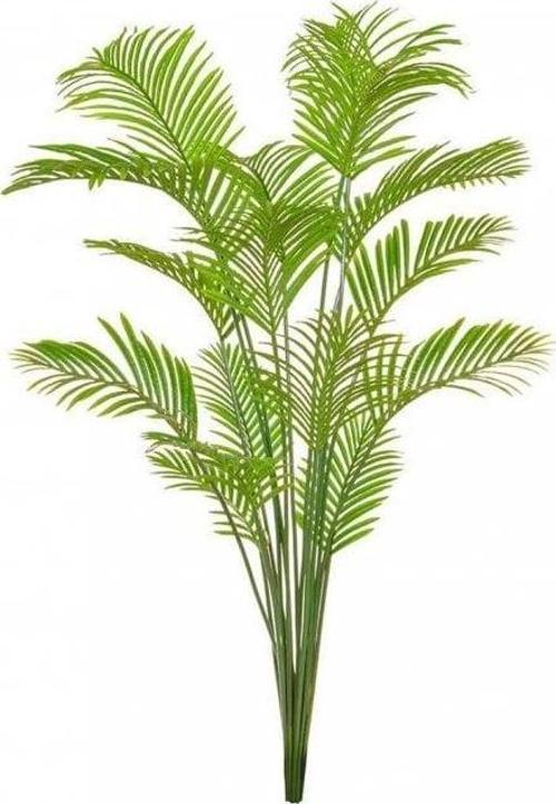 Yapay Ağaç Areka Ağacı Saksısız Palmiye Ağacı Salon Bitkisi 195cm 16 Dev Yaprak