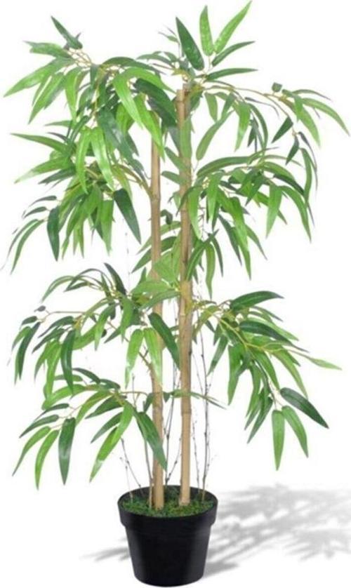 Nettenevime Yapay Ağaç Bambu Ağacı 2 Gövdeli Salex Li 90x30cm Siyah Plastik Saksılı