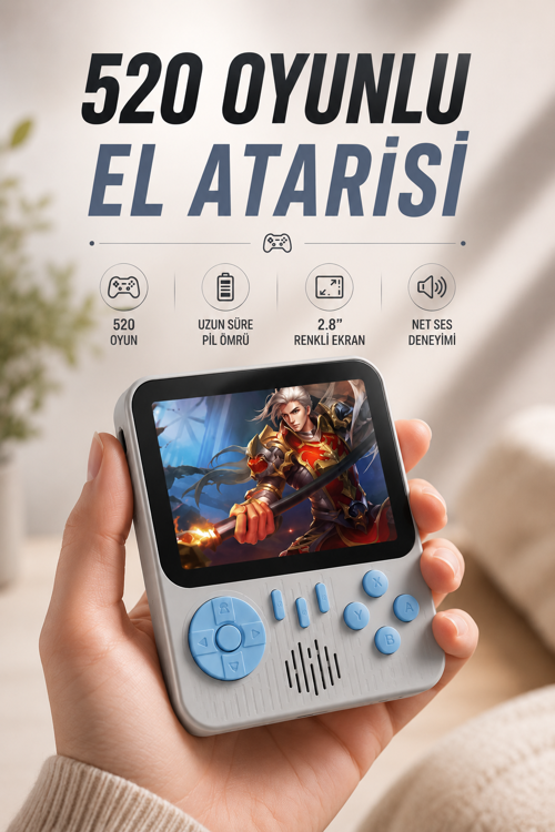 Oyun Konsolu Oyun Konsolu Tv'Ye Bağlanabilir Taşınabilir