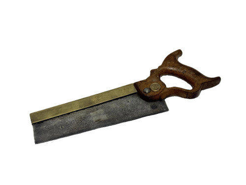 Antika İngiliz Ahşap Testere 37,5cm 001
