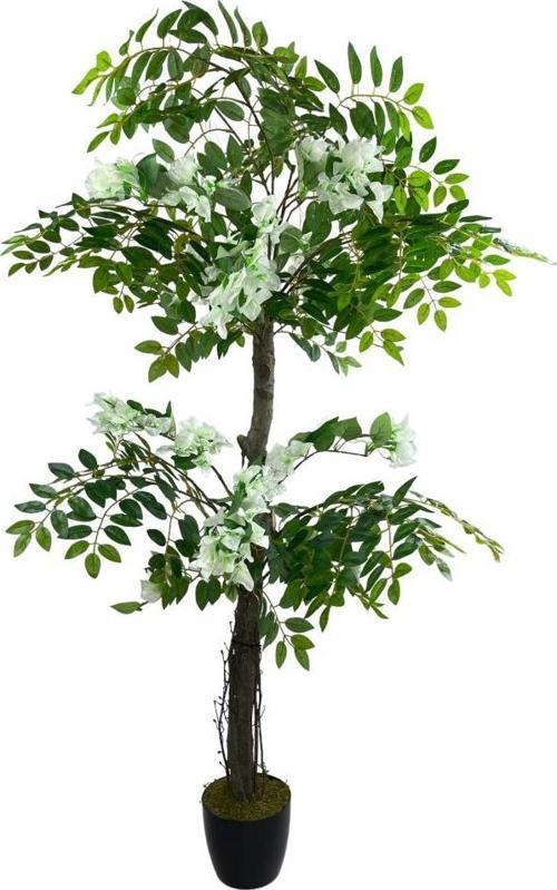 Yapay Ağaç Beyaz Begonvil Ağacı 130cm Doğal Salex Dallı