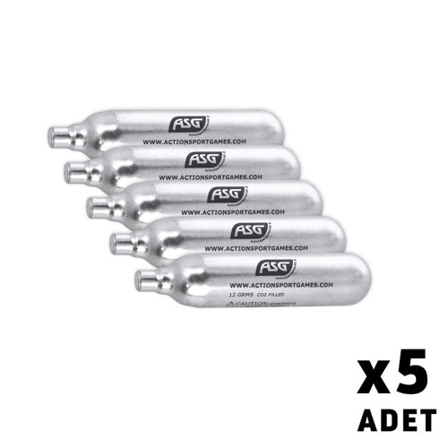 12 gr CO2 Airsoft Tüpü - 5 Adet