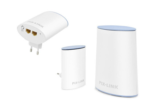 Mesh Wifi Sistemi Ac1200 Dual Band 3’Lü Set - Beyaz LV-WMS01