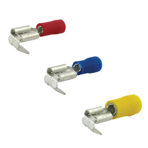 TFDEG - 5866 4.0-6.0mm2 Erkek / Dişi Geri Dönüşlü Faston Tip Kablo Ucu Sarı - 100 Adet